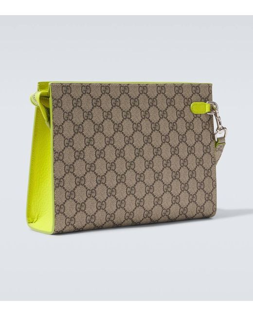Gucci Etui Mit Riemen Gg Small Aus Canvas in Metallic für Herren