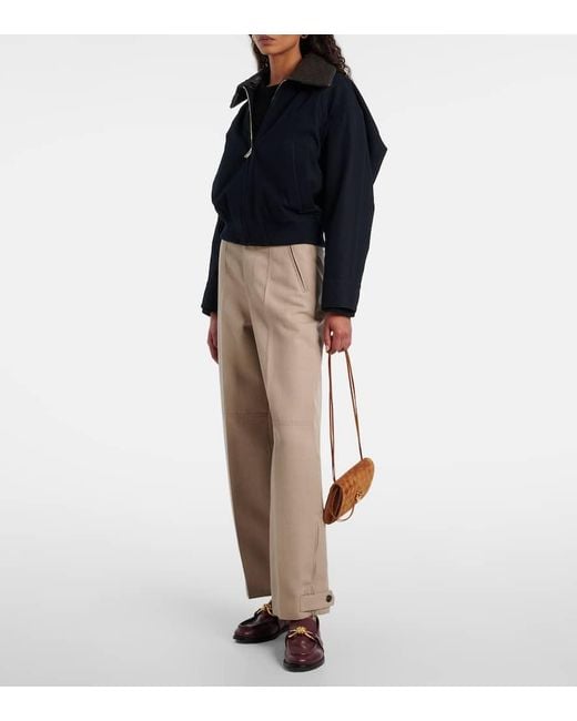 Bottega Veneta Brown Andiamo Intrecciato Mini Suede Crossbody Bag