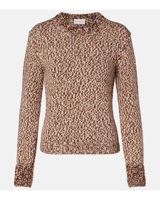Moncler Brown Virgin Wool Sweater