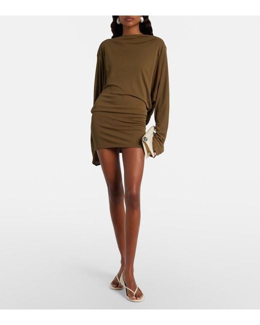 Jacquemus Green Mistral Jersey Minidress