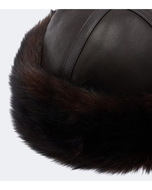 Cappello Dallen di Nour Hammour in Black