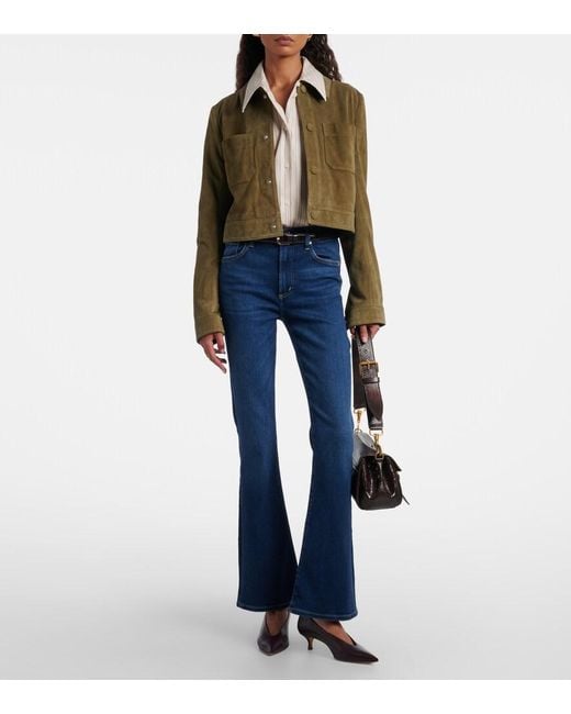 Citizens of Humanity Blue Lilah High-Rise Flared Jeans