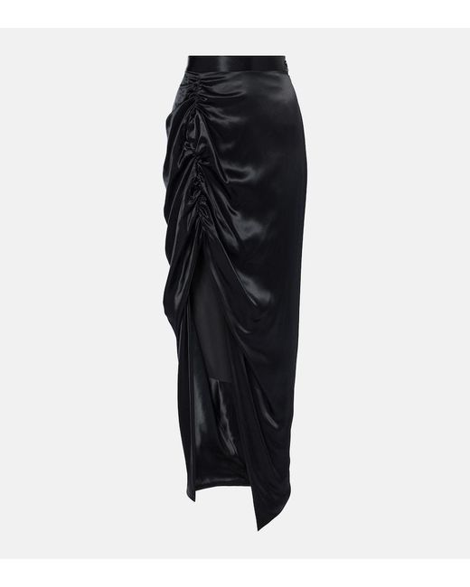 Vivienne Westwood Black Midirock Aus Satin