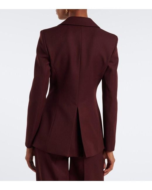 Altuzarra Purple Acacia Virgin Wool Blazer
