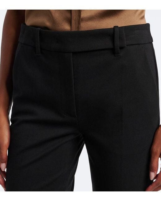 Dorothee Schumacher Black Emotional Essence Jersey Flared Pants