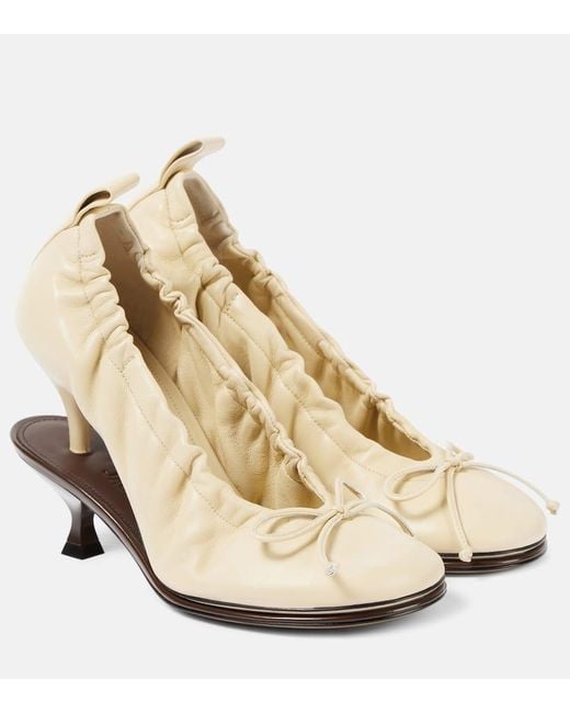Jacquemus Natural Double Leather Pumps