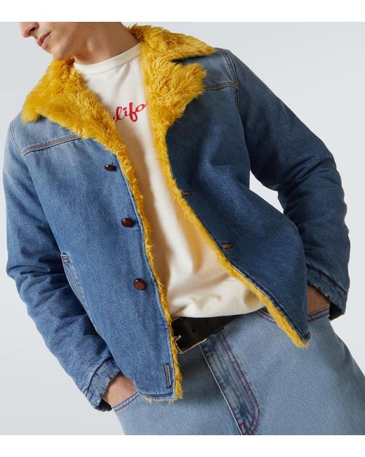ERL Blue Denim Jacket for men