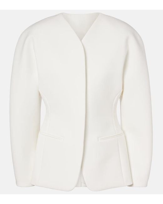 Jacquemus White Ovalo Jacket