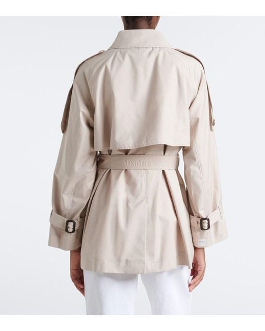 Max Mara Natural The Cube Cotton-Blend Twill Jacket