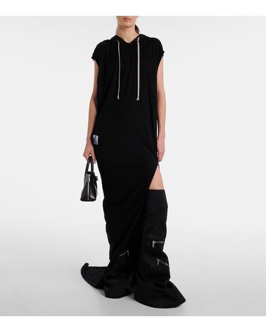 Rick Owens Black Zipper-Detail Over-The-Knee Boots