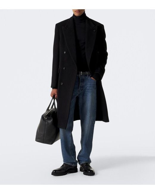 John Lobb Black Peak Leather Lace-Up Boots for men