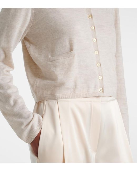 Leset Natural James Wool Cardigan