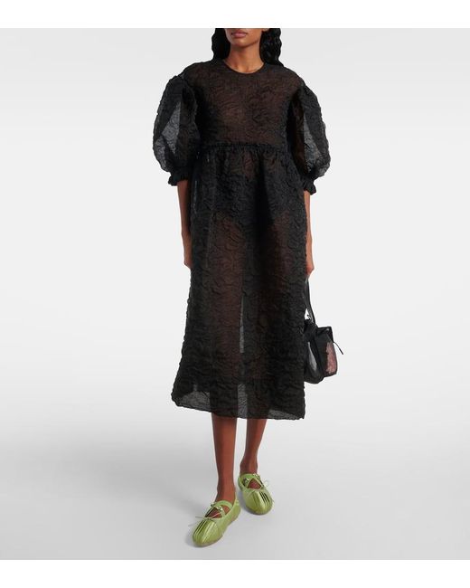 Ballerines Grip En Satin A Ornements Simone Rocha en coloris Green
