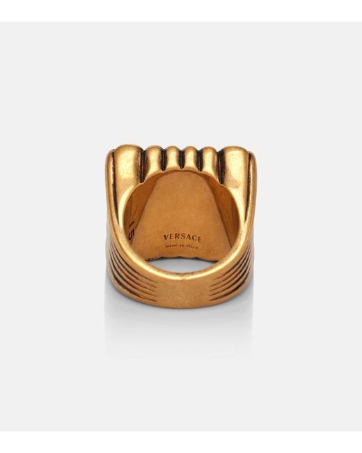 Versace White Circe Ring