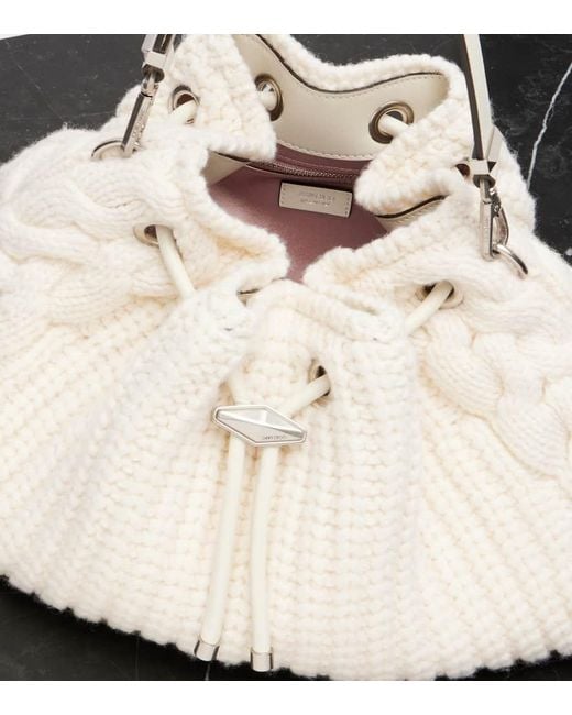 Sac Seau Bon Bon E/W Jimmy Choo en coloris Natural