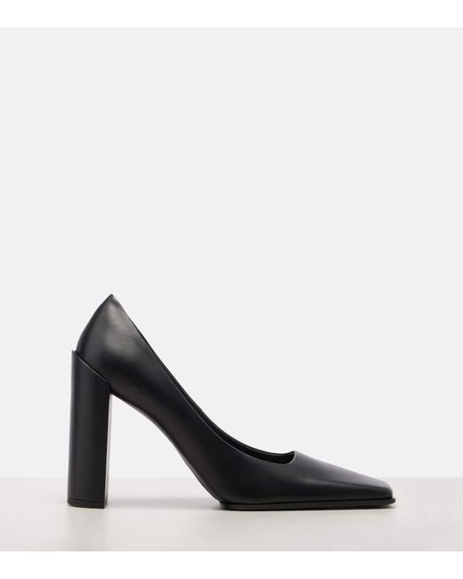 Alaïa Black Pumps Square Aus Leder