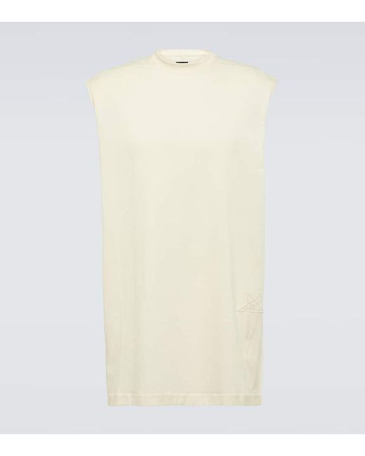 Camiseta Tarp de jersey de algodon Rick Owens de hombre de color Natural