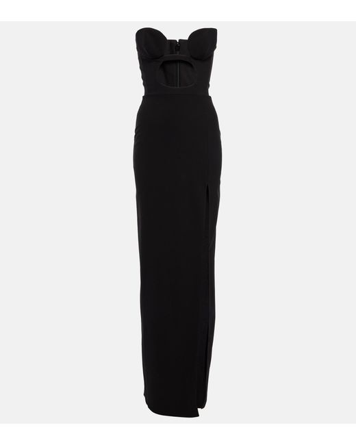 Nensi Dojaka Cutout Maxi Dress in Black | Lyst