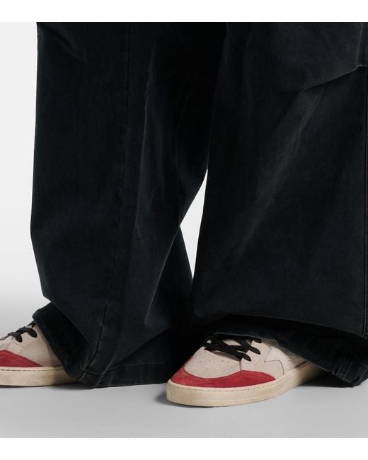 Golden Goose Deluxe Brand Pink Ball Star Suede Sneakers