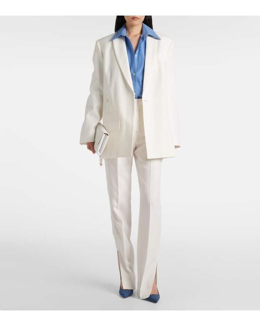 Christian Louboutin Blue Kate 85 Embellished Denim Pumps