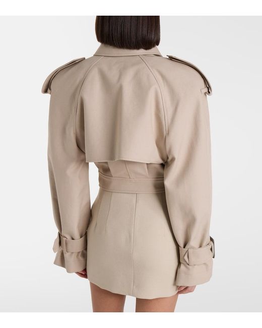 Wardrobe NYC Natural Cotton Trench Coat