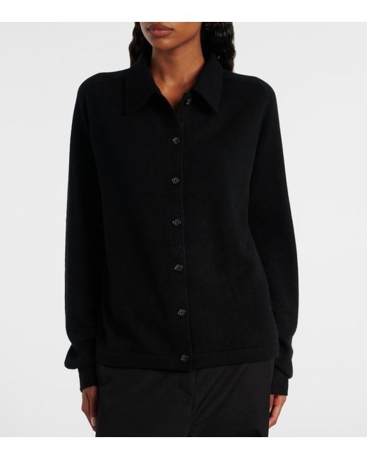 Totême  Black Cashmere Cardigan