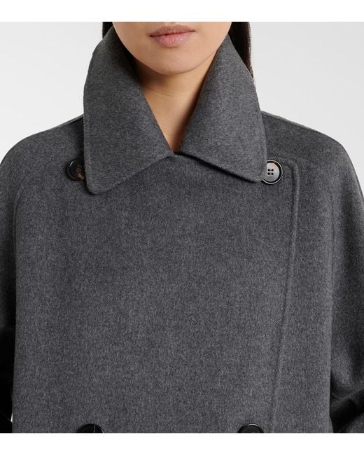 Max Mara Gray Alice Virgin Wool Coat