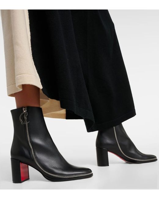 Stivaletti Cl Zip di Christian Louboutin in Black