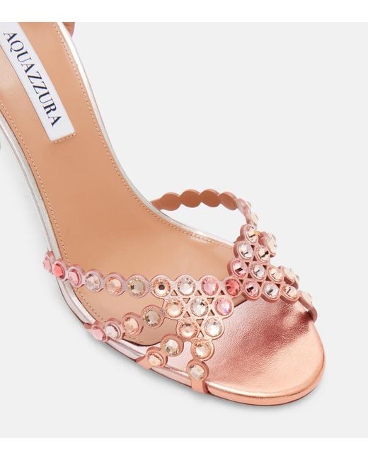 Aquazzura Pink Tequila 85 Sandals