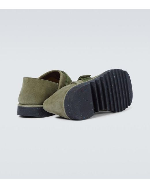 Loewe Slippers aus Veloursleder in Green für Herren