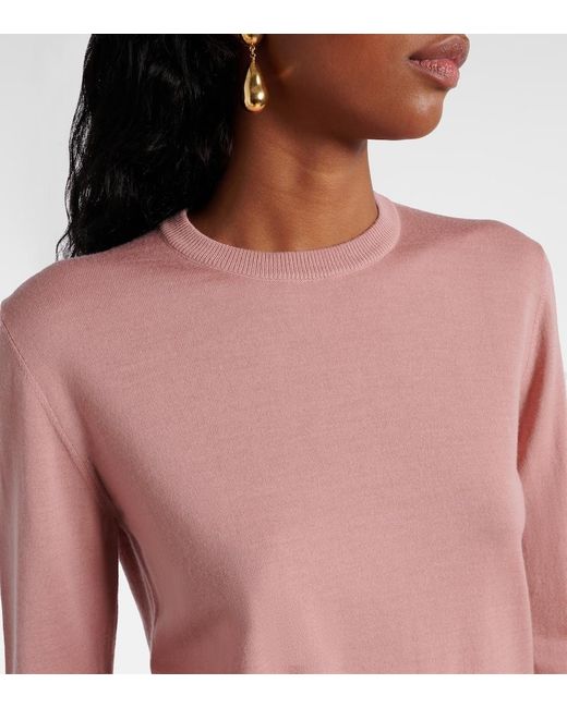 Dolce & Gabbana Pink Virgin Wool Sweater