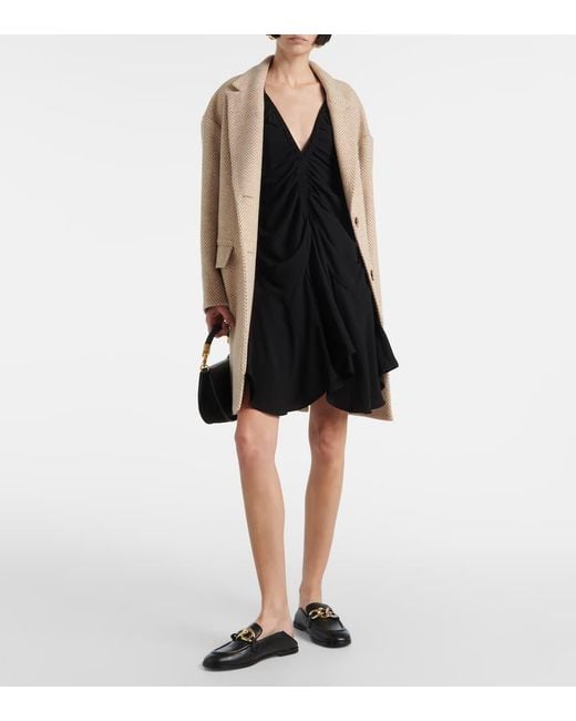 See By Chloé Chain Line Leather Loafers in Black | Lyst