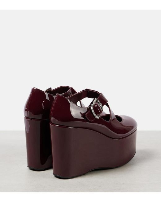 Alaïa Purple Alaã¯A Crossed Wedges
