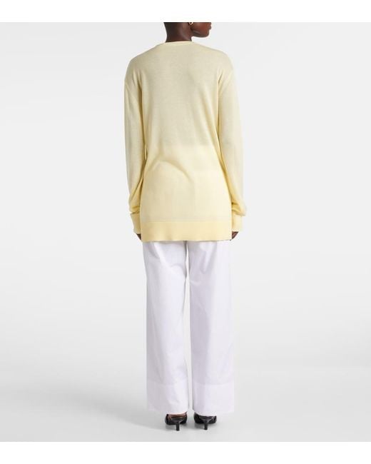 Pullover Oversize di Totême in Yellow