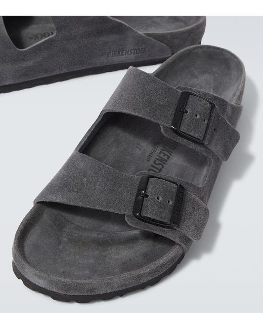 Sandales Arizona En Daim Birkenstock pour homme en coloris Black