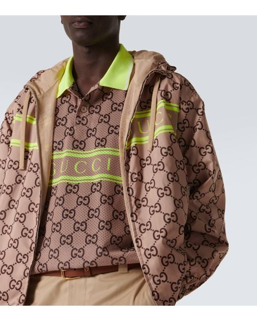 Gucci Brown GG Printed Hoodie for men