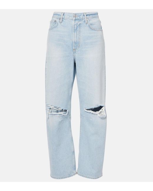 Citizens of Humanity Blue Miro High-Rise Wide-Leg Jeans