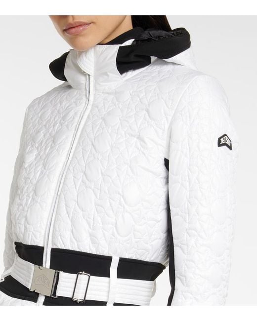 Jet Set White Audrey Padded Ski Jacket