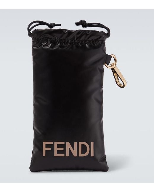 Fendi Eckige Sonnenbrille Ness in Natural für Herren