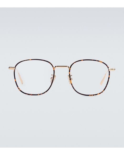Dior Metallic Diorblacksuito S2u Round-frame Glasses for men
