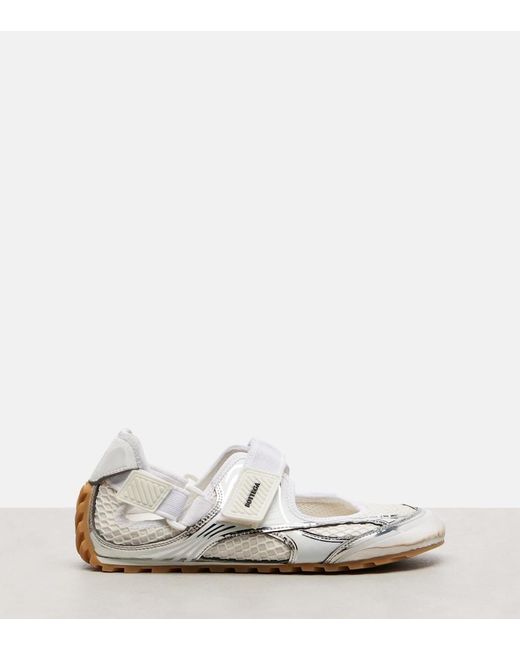 Bottega Veneta White Orbit Flash Sneakers