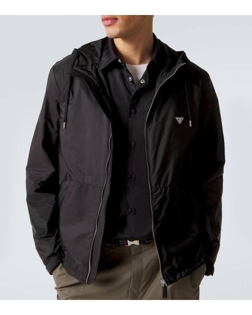 Prada Black Re-Nylon Jacket for men