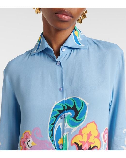 Camicia di Etro in Blue