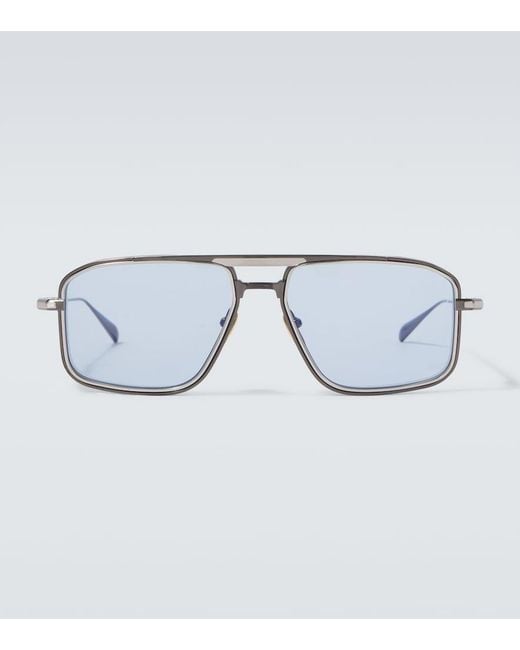 Jacques Marie Mage Blue Earl Navigator Sunglasses for men