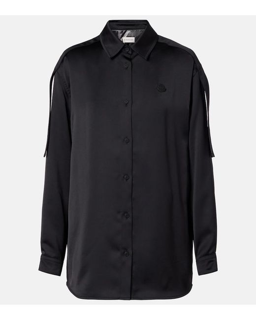 Moncler Genius Blue X Ee72 By Edward Enninful Satin Shirt