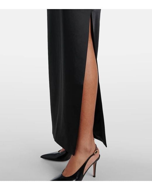 Abito Lungo Poppy Column di Sir in Black