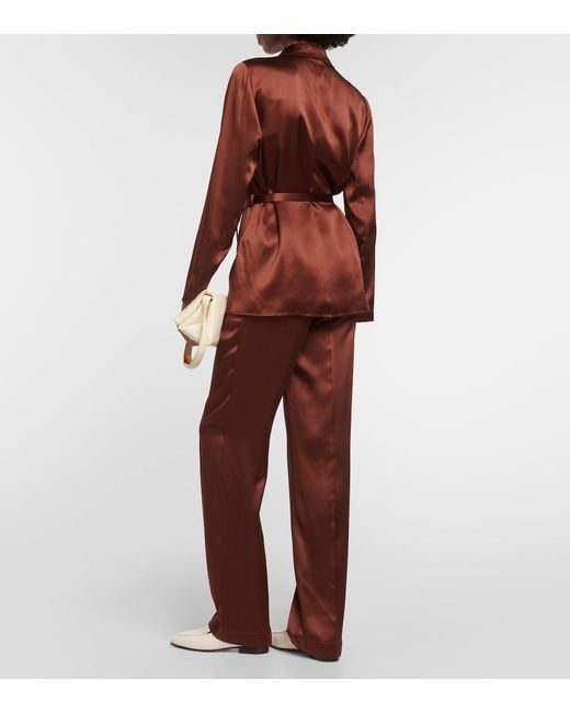Joseph Brown Joubert Satin Wrap Blazer