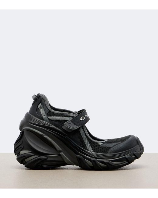 Balenciaga Black Hydra Wedge Sneakers