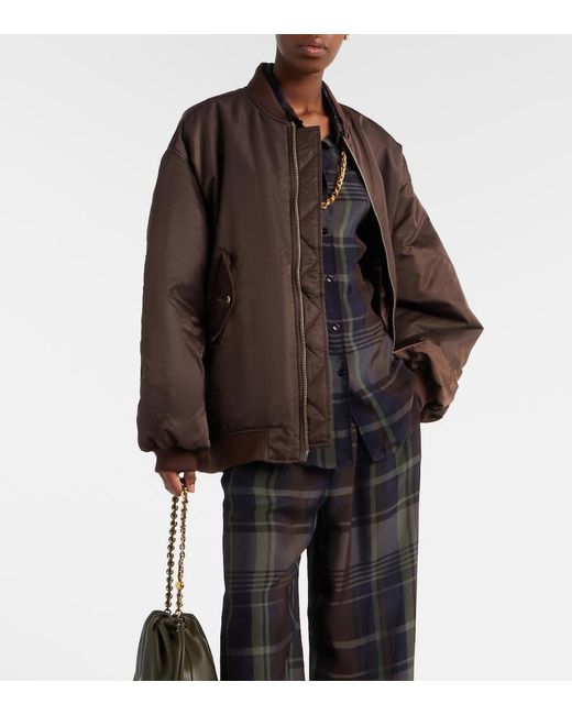 Frankie Shop Brown Astra Bomber Jacket