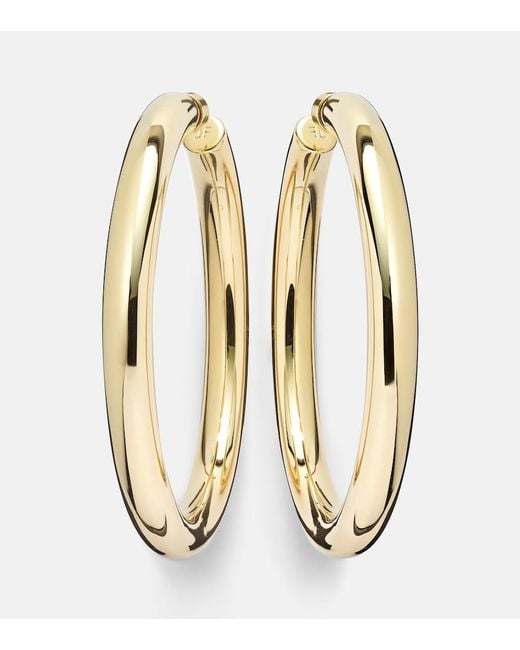 Jennifer Fisher Metallic Jamma 10Kt-Plated Hoop Earrings